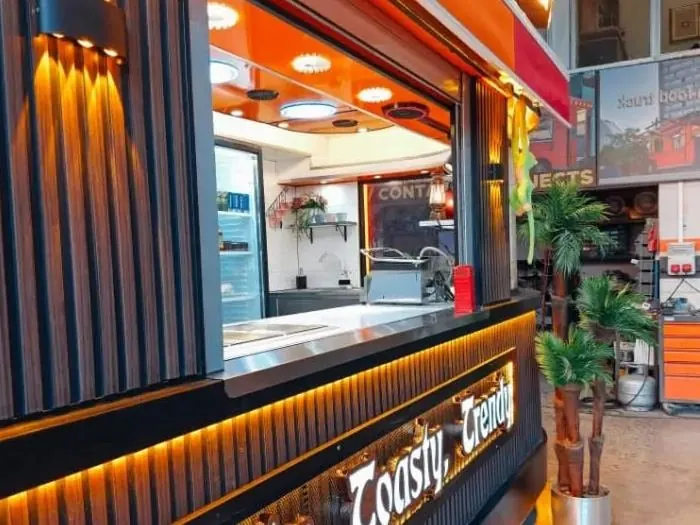 Lit counter and sign