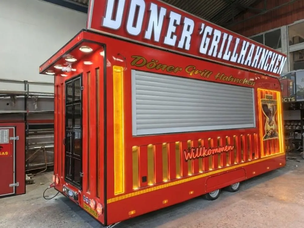 Container in the factory