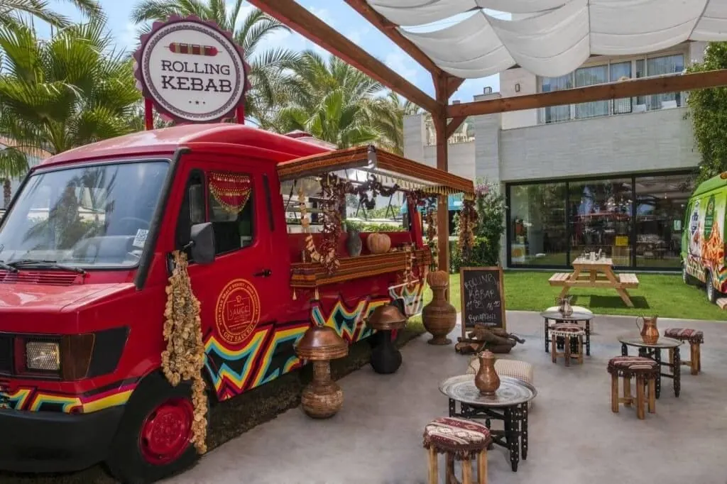 Rolling Kebab food truck at Sauce Hotel
