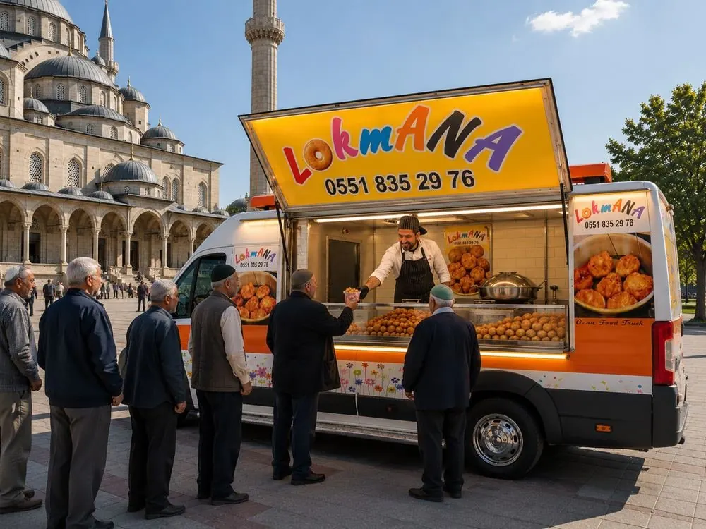 Queue at the Lokmana van