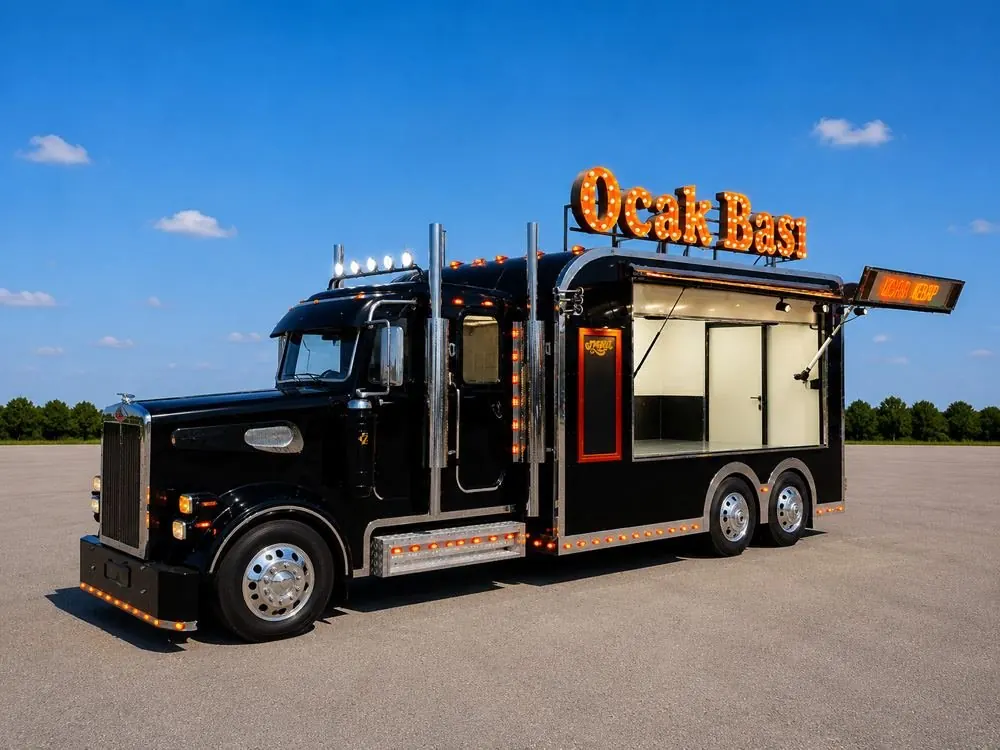 Ocak Başı grill truck on a tractor unit