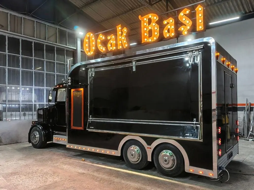 Fabrikada Ocak Başı ızgara food truck'ı